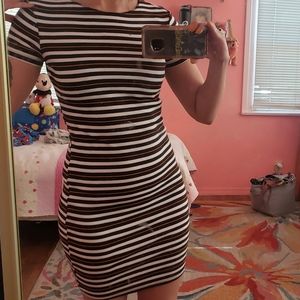 Zara striped dress